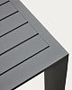Превью Culip Алюминиевый уличный стол с порошковым покрытием серого цвета 180 x 90 см
