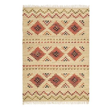Ковер из шерсти по мотивам башкирских орнаментов из коллекции cultural heritage, 160х230 см