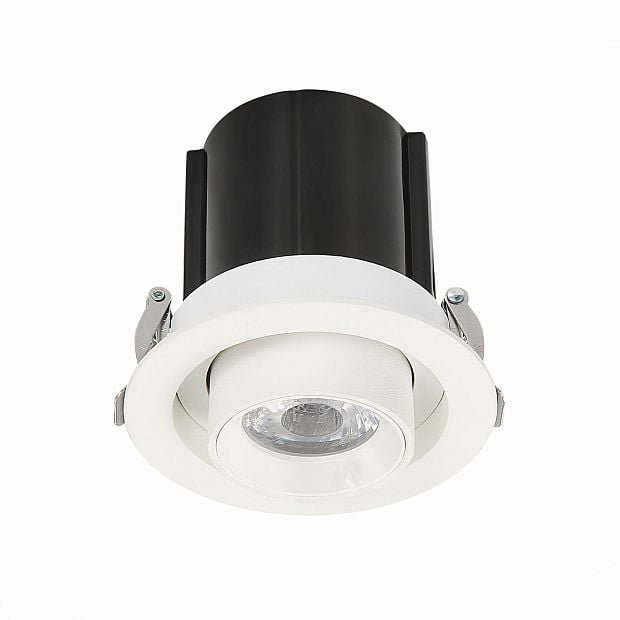 Св-к встр. Белый LED 1*12W 3000K 900Lm Ra80 24° IP20 D90xH92 180-240V