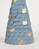 Превью Venetia set of 3 conical trees in blue 20 cm 30 cm 45 cm