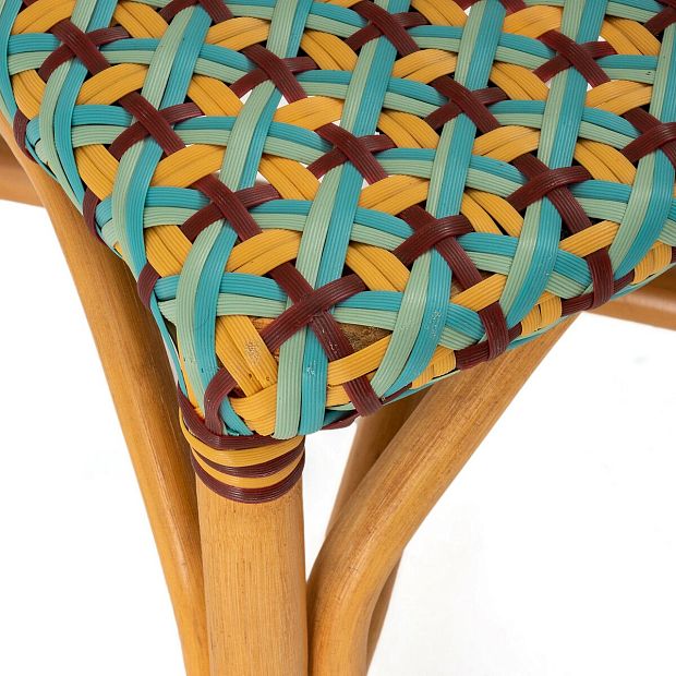 Комплект из 2 плетеных стульев Musette желтый