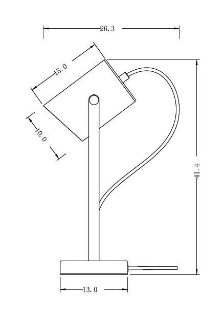 Настольный светильник Elori FR4004TL-01WB