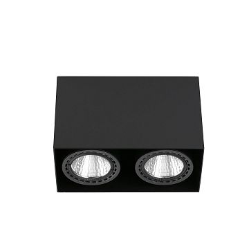 Потолочный светильник Teko 2 черный LED 34-48W P.WHITE 3100K 56є