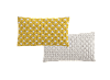 Превью Подушка Silai Yellow - White 60x35