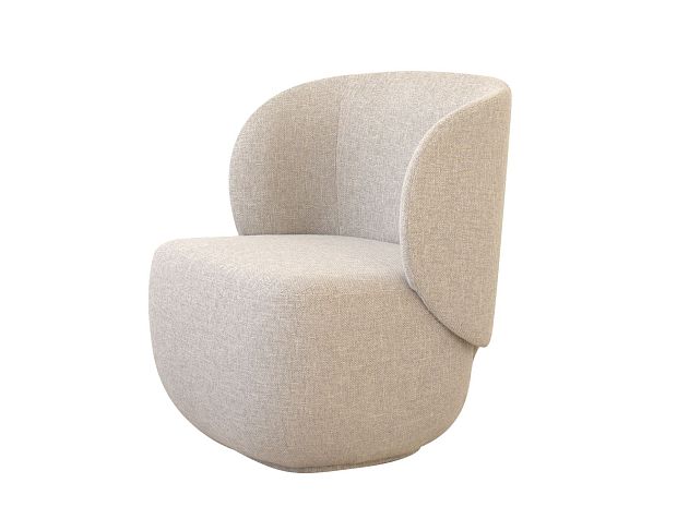 Кресло Ellipse E5.1 (молочный, рогожка)