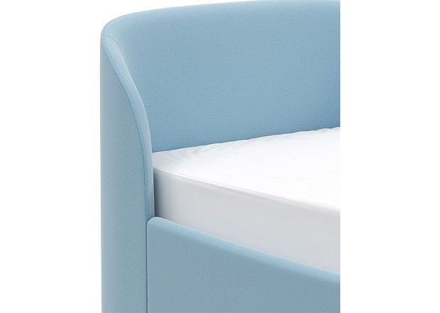 Диван-кровать KIDI Soft с низким изножьем 90*200 см R (голубой)