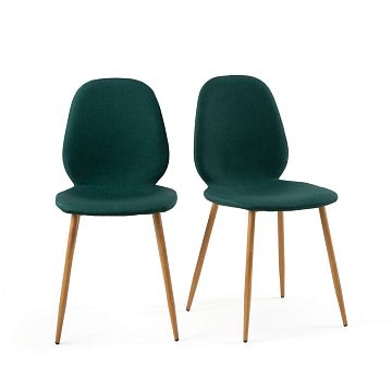Комплект из 2 стульев Nordie La Redoute зеленый