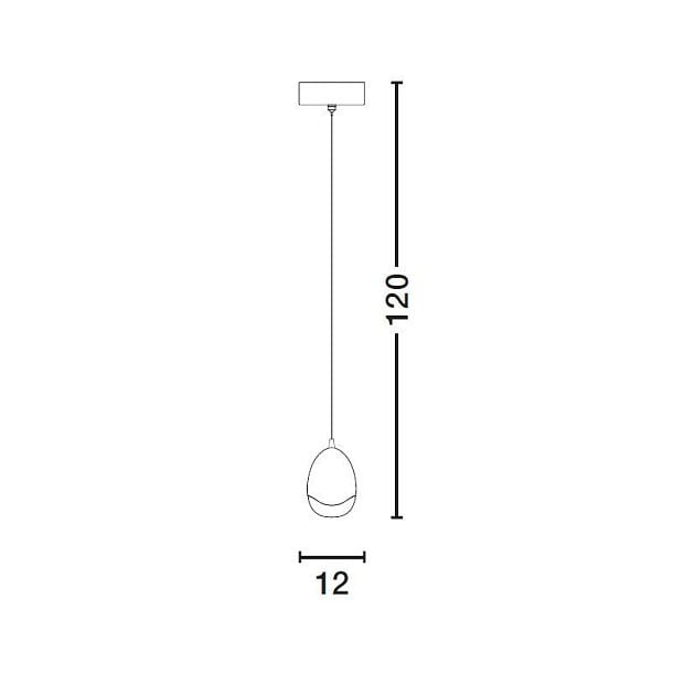 Подвесной светильник Terrene MD13003023-1A chrome