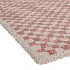 Превью Ковер с шахматным принтом Eras 160 x 230 см розовый