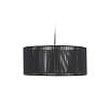 Превью CANTIA Cantia cotton ceiling light shade with black finish Ш