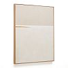 Превью Salin has a two-tone beige background with golden brushstroke details that break with the sobriety o