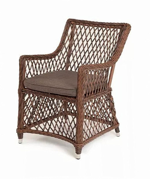 Latte "Латте" плетеное кресло из искусственного ротанга, цвет коричневый