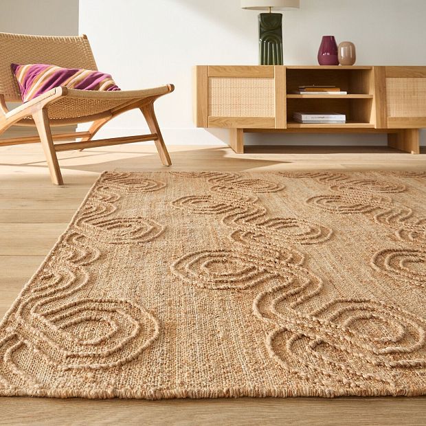 Ковер из джута Belby 200 x 290 см бежевый