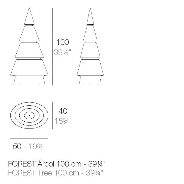 Светящееся дерево Forest 100 cm