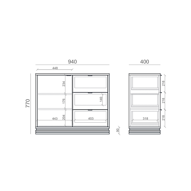 Комод TLD029