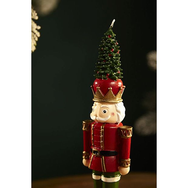 Свеча декоративная nutcracker из коллекции new year essential, 25,5 см