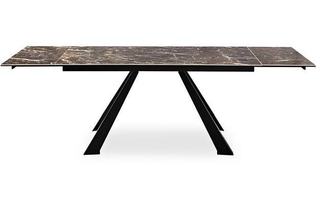 Обеденный стол SQUARE коричневый мрамор