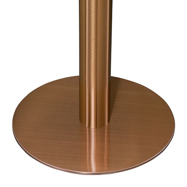 Стол обеденный trond, D60 см, мрамор/золотой
