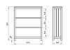 Превью Стеллаж Wood размер М (серый)