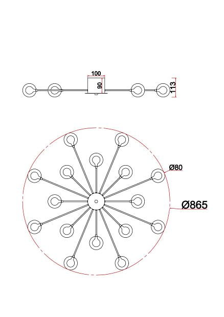 Потолочный светильник Celebrity FR5242CL-16B1