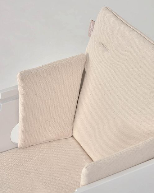 Подушка для стульчика Nuun с натуральной отделкой 100% органический хлопок (GOTS)