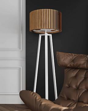 Rotor Floor Lamp - дуб - Белый