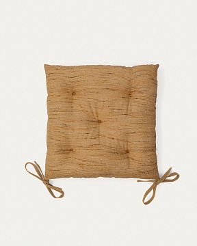 Подушка для стула Aren горчичного цвета 45 x 45 см