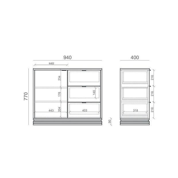 Комод TLD029