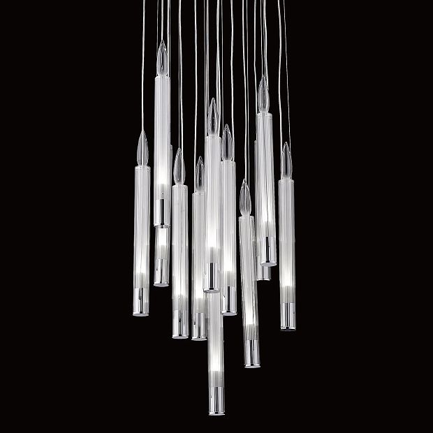 Подвесной светильник Candle P68094-13 chrome