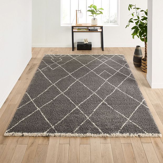 Ковер в берберском стиле XL Rabisco 240 x 330 см серый