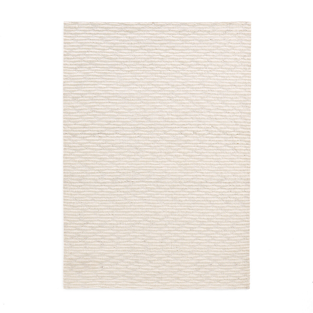 Ковер сплетенный вручную из шерсти Illmare 200 x 290 см белый
