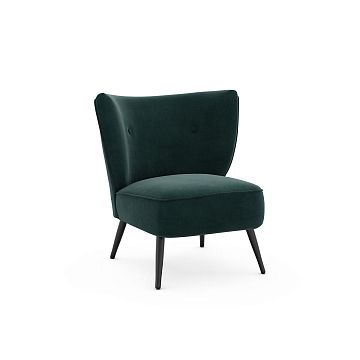 Кресло велюровое Franck зеленый