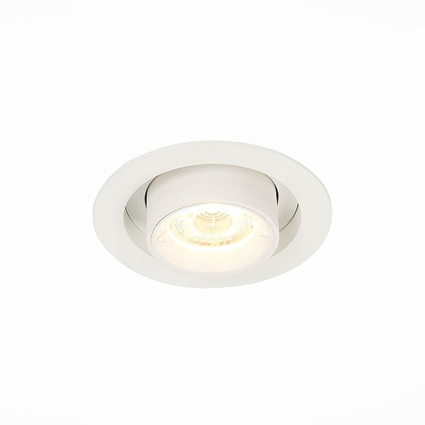 Св-к встр. Белый LED 1*12W 3000K 900Lm Ra80 24° IP20 D90xH92 180-240V