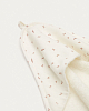 Превью Deya baby towel cape in white cotton with patterns