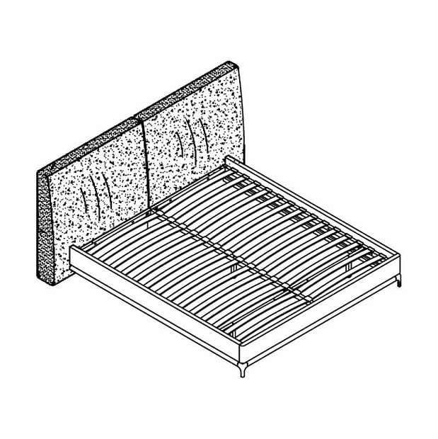 Кровать с решеткой CALPE