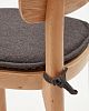 Превью Romane Подушка для стула темно-серого цвета 43 x 43 см