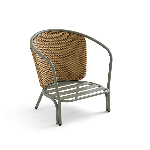 Кресло садовое из стали и полимера Joati зеленый