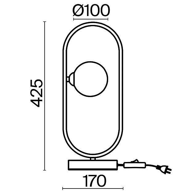 Настольный светильник Inversion FR5233TL-01BS