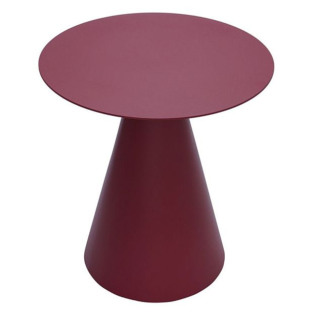 Столик кофейный marius, D50 см, красный