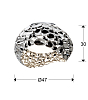 Превью Потолочный светильник Narisa Ø47 хром