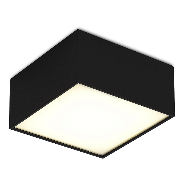 ST608.442.12 Светильник потолочный Черный LED 1*12W 4000K 1 080Lm Ra&gt;90 120° IP20 L120xW120xH55 180- Накладные светильники