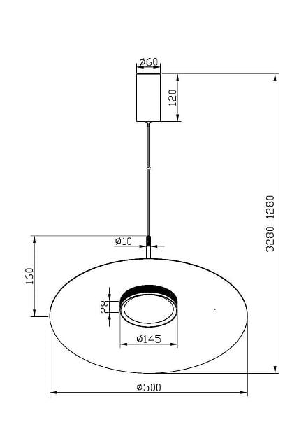 Подвесной светильник El MOD041PL-L15W3K1