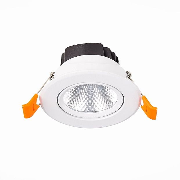 Св-к встр. Белый LED 1*8W 4000K 640Lm Ra80 36° IP20 D86xH50 220-240V