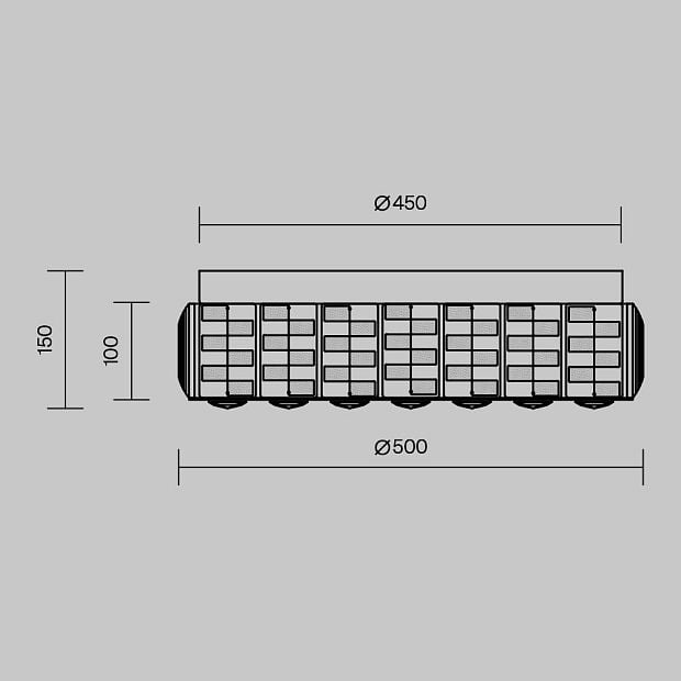 Потолочный светильник Castello MOD336CL-L100G3K