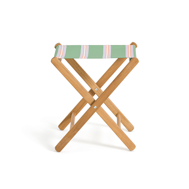 Кресло режиссерское из акации и ткани Veniza единый размер зеленый