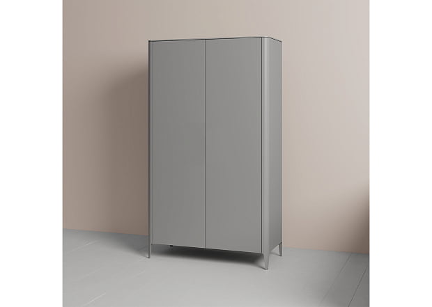 Шкаф Type 2-х створчатый высокий (серый)