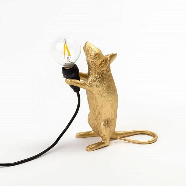 Настольная лампа Mouse Lamp Standing GOLD USB