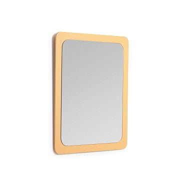 Velma mirror in mustard MDF 47 x 57 cm