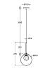 Превью Подвесной светильник Basic form MOD521PL-01G3