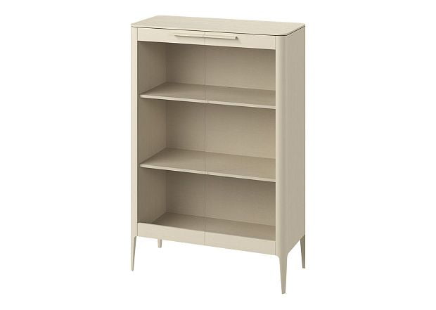 Витрина Type oak стеклянная высота 150 см (молочный)